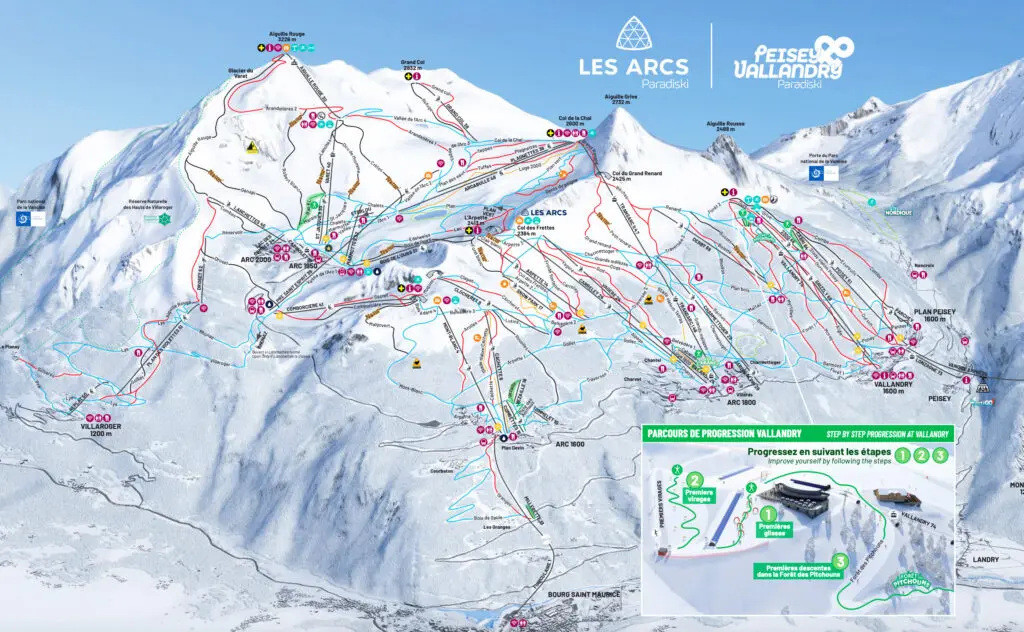 Plan des pistes